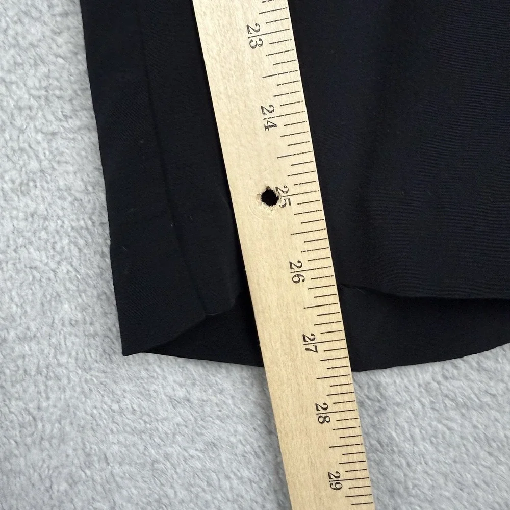 Eileen Fisher Pants Womens 8 Petite Black Zip Straight Leg Career Minimalist‎